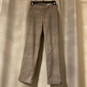 Zara Brown straight trousers dress pants size XS